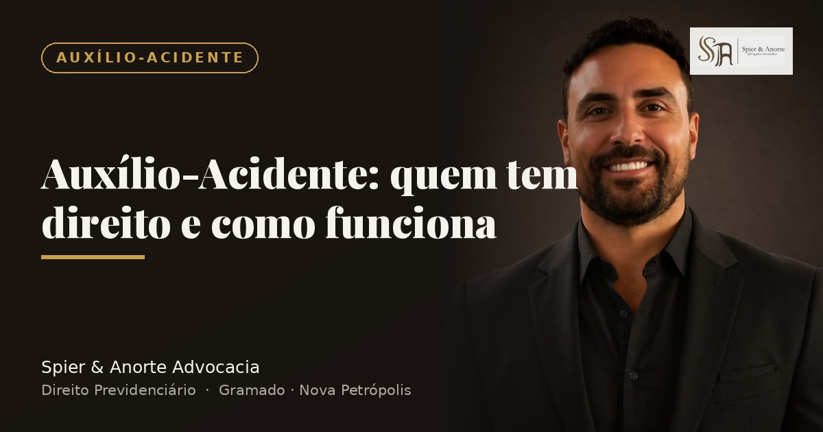 Auxílio-Acidente: quem tem direito e como funciona