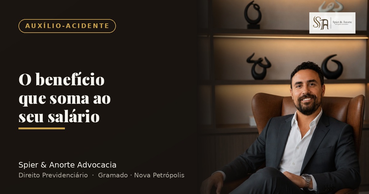 Auxílio-acidente: o benefício que o INSS paga junto com o seu salário