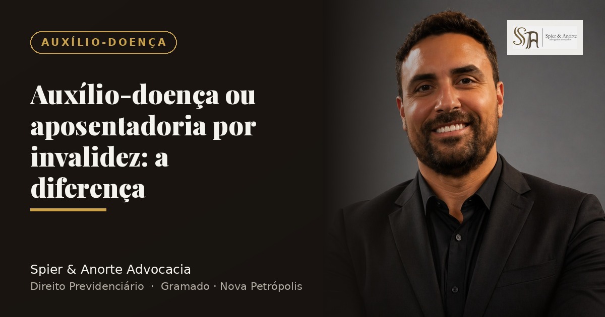 Auxílio-doença ou aposentadoria por invalidez: a diferença