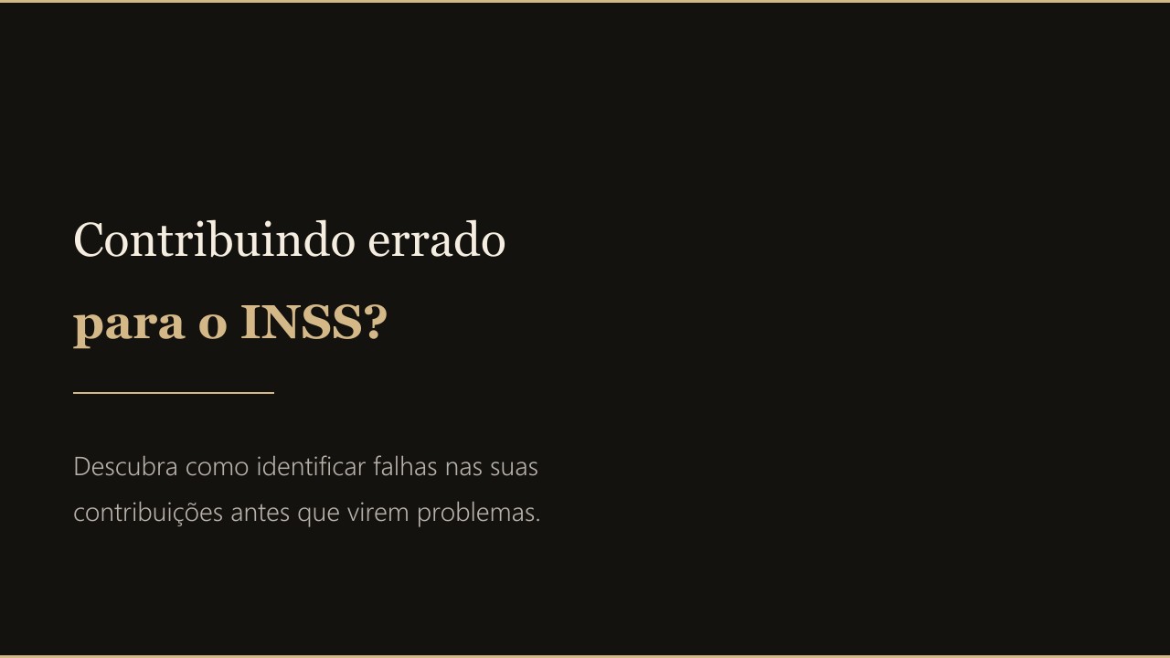 Contribuindo errado para o INSS? Como descobrir antes que seja tarde